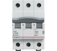 Legrand Interrupteur-sectionneur RX3 419328 3P 63A, Bouton + interrupteur