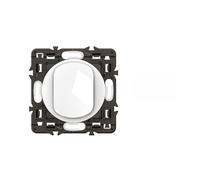 LEGRAND - Interrupteur Simple ou Va-et-vient - 10A - Commande d'Eclairage Complète - Prêt à Installer à compléter avec une Plaque - Blanc - Lot de 10