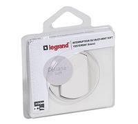 LEGRAND - Interrupteur Simple ou Va-et-vient + Plaque Céliane Soft - 10A - Commande d'Eclairage Complète - Prêt à Installer - Fabriqué En France - Blanc