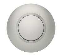 Legrand | Interrupteur va-et-vient 10AX, Dooxie, commande de l'éclairage depuis deux points, installation encastrée avec plaque aluminium, fixation à griffes et vis