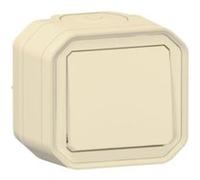 Legrand – Interrupteur mural étanche Plexo 10A va-et-vient ou simple – Sable (beige)