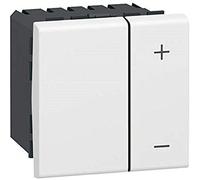 LEGRAND - Interrupteur Variateur Mural 600W Mosaic - Commande d'Éclairage à Variation Sans Plaque/Sans Support - Fabriqué En France - Blanc