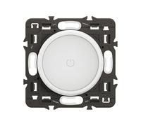 LEGRAND - Interrupteur Variateur rotatif - toutes lampes dimmables jusqu'à 200W - Commande d'Eclairage Complète - Prêt à Installer - Blanc