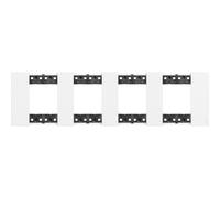 Legrand KA4802M4KW Plaque murale et obturateur Blanc