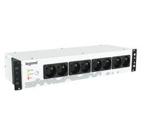 Legrand Keor PDU 800 - Onduleur (rack-montable) - CA 230 V - 480 Watt - 800 VA - 9 Ah - USB - connecteurs de sortie : 8 - 2U - 19" - France