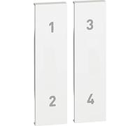Legrand KW37M2 Plaque de commutation et obturateur Blanc