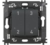 Legrand L4575CW Plaque de commutation et obturateur