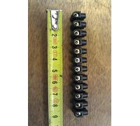Legrand LEG34211 barrette de 12 connecteurs sécables nylbloc cap 2,5 mm Noir