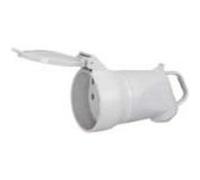 055867 - Fiche Femelle Legrand 3p+n+t 32a 380v - Coudée Avec Volet Et éclips De Protection