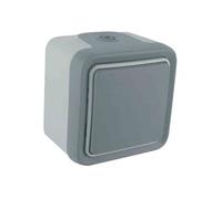 Legrand LEG69901 Interrupteur ou va et vient apparent complet Gris Plexo