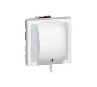 Legrand LEG77014 Va-et-vient tirage programme mosaque 2 modulaire 10 ax Blanc