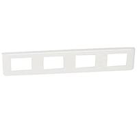 Legrand LEG78808 Plaque programme Mosaic Horizontal 4 x 2 Modules Blanc