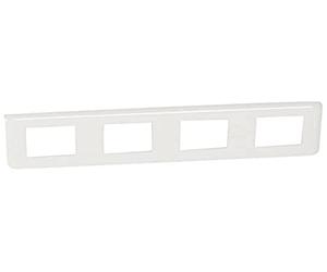 Legrand LEG78808 Plaque programme Mosaic Horizontal 4 x 2 Modules Blanc