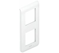 Legrand LEG78822 Plaque programme Mosaic 2 Modules vertical Blanc