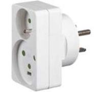 Legrand LEG90035 Adaptateur 2 x 2P T 16 et 20A sur prise 32A G