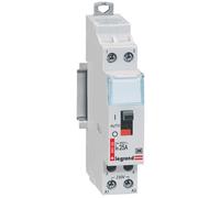 LEGRAND | Contacteur Heures Creuses 25A 2F Bobine 230V GP, CX³, Bipolaire 230V~ 25A, 1 Module, Accepte Le Passage Du Peigne D'Alimentation
