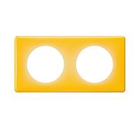 Legrand LEG98868 Céliane2 Plaque avec 2 postes Jaune Today