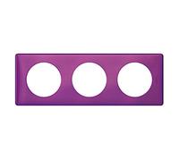 Legrand LEG98895 Céliane2 Plaque avec 3 postes Violet Irisé
