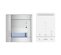 BTICINO, 364234 Kit d'interphone Audio 2 Fils pour Maison familiale avec Station Audio SFERA Allmetal Classe 100 A16E et Bloc d'alimentation