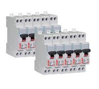 LEGRAND - Lot de 10 Disjoncteurs DNX 10A - Uni+N -230V- À Vis