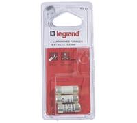 Legrand - Cartouches fusibles pour porte-fusibles - avec témoin - 10,3x25,8mm - 10A