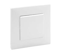 LEGRAND Lot de 5 interrupteurs ou commutateurs monoblocs 10AX pour installation encastrée, gamme Niloé Step, couleur blanc, 398300B