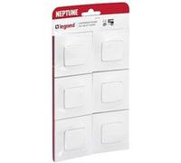 Legrand Interrupteurs va-et-vient Neptune – lot de 6 – 10 A – blanc