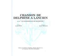 LEGRAND MICHEL - CHANSON DE DELPHINE A LANCIEN - PIANO, CHANT