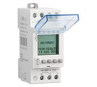 Legrand Minuterie hebdomadaire numérique 1 canal Alpharex D21, 230 V, 50/60 Hz, 56 Programmes, 412631