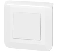 LEGRAND | Interrupteur Ou Va-Et-Vient Mosaic, Blanc Complet Avec Plaque, Raccordement Par Bornes Automatiques, Finition Brillante, Fixation À Vis