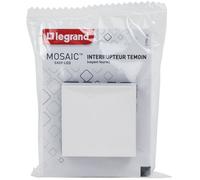 LEGRAND - Mosaic interrupteur va/vient témoin 2 modules compo blanc
