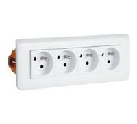 LEGRAND - Mosaic kit complet 4 prise de courant encastrable G