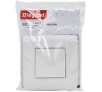 LEGRAND - Mosaic poussoir 6A blanc complet