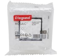 LEGRAND - Mosaic support griffes plaque 2 modules blanc