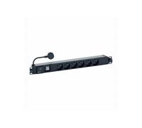 LEGRAND MULTIPRISE 19" 1U 6 PRISES PARAFOUDRE AVEC INTERRUPTEUR