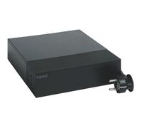 LEGRAND Multiprise FB 4x2P+T 4X2P corner TV parafoudre 2m - Noir