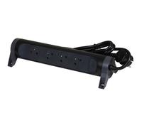 LEGRAND Multiprise FB 4x2P+T premium rotative et fixable 1.5m - Noir