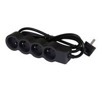 Multiprise LEGRAND FB 4X2P+T STANDARD 1.5M NOIR