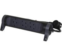 Legrand Multiprise orientable 3x prise, 1,5m de câble noir 694528