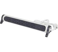 Legrand Multiprise orientable 6x prise, SPD, 1,5m de câble blanc-noir 694509