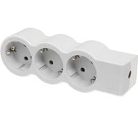 Legrand multiprise plat 3x prise, sans câble câble blanc-gris 694573