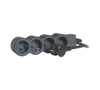 Legrand Multiprise plate 694553 1,5 m Noir