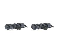 Legrand, Multiprise Plate 694553 Multiprise 1,5 m Noir (Lot de 2)