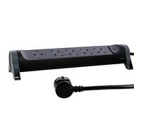 Legrand Multiprise rotative 5 prises – mural ou table, interrupteur LED, câble 1,5 m noir