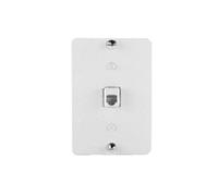 Legrand - On-q Wp2002wh 1 gang 6P6 C RJ25 terminale murale plaque de téléphone