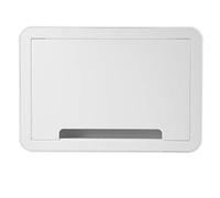 Legrand - OnQ 9 In. Media Enclosure, Wall Cable Management to Organize System Devices, Home Networking Panel Dual Purpose In Wall Enclosure for Device Storage, Media Box, White, ENP0905NAV1