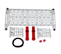 Legrand - OnQ AC1050-EMK Kit de plaque de montage 12,7 cm, blanc/rouge
