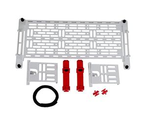 Legrand - OnQ AC1050-EMK Kit de plaque de montage 12,7 cm, blanc/rouge