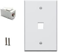 Legrand - OnQ WP3452WHWP1 Plaque murale Keystone Blanc
