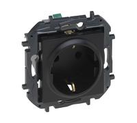 LEGRAND Pack 3 prises 2P+T 16A monobloc pour installation encastrée, gamme Niloé Step, couleur anthracite, 398305B